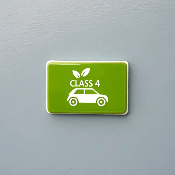 Grüne Umweltplakette Klasse 4